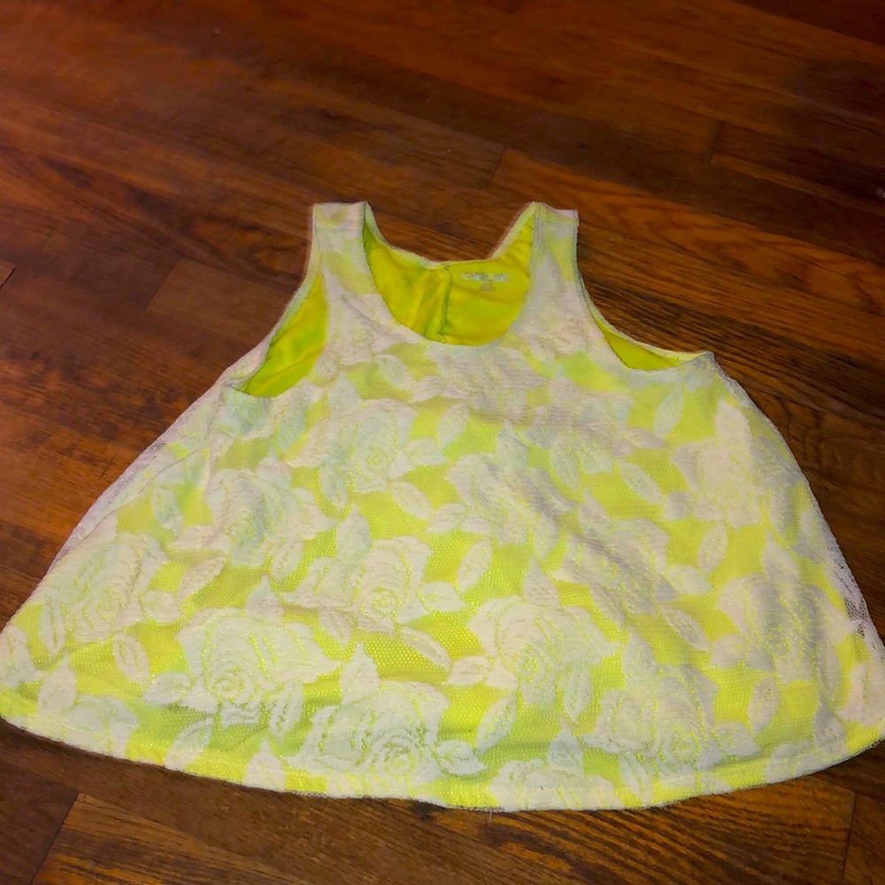 Neon yellow tank
